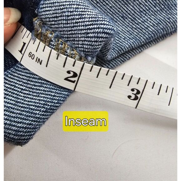 So Jean Shortie Shorts Blue Denim Women's Size 3/26 - Picture 5 of 7